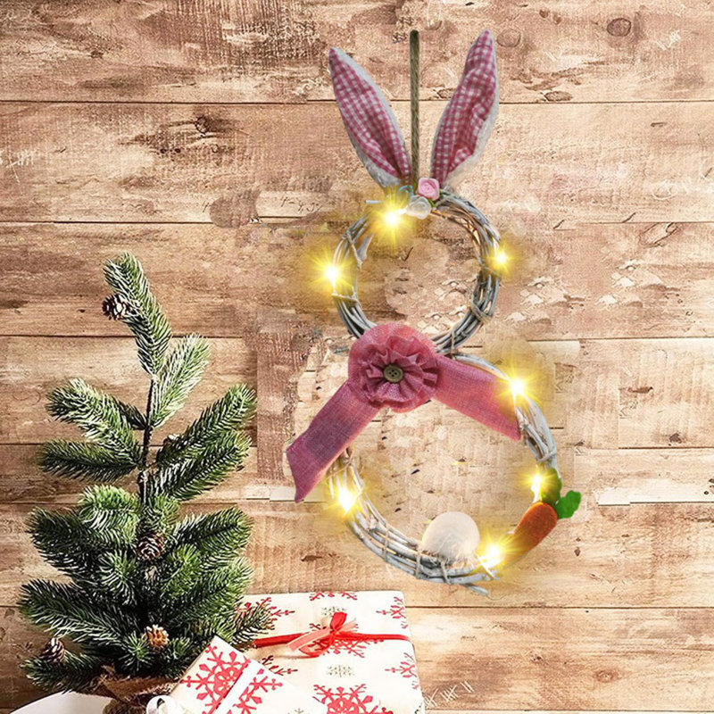 9.8 " Pre-Lit Wreath