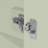 Compact Ceramic Vanity Solid Wood Modern Design For Small Bathrooms