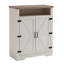 Armoire décorative, armoire de rangement pour chaussures à 6 niveaux, armoire de rangement pour chaussures Farmhouse avec tablette réglable