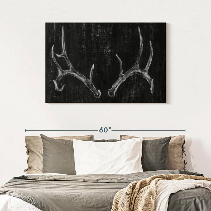 Senne Rustic Antlers I, 30" H x 45" W