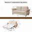 Canapé-lit 2 places avec canapé-lit et matelas-1156796752