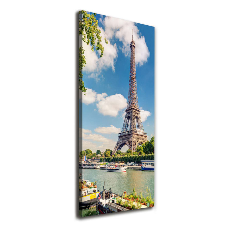 Eiffel Tower Paris - Wrapped Canvas Print