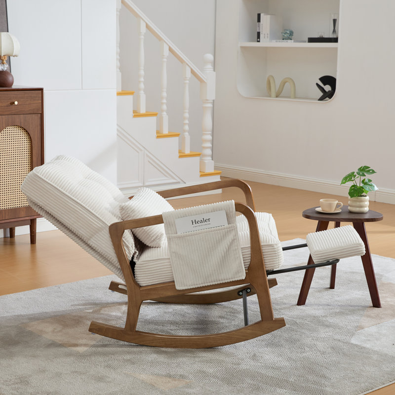 Upholstered Armchair, Beige