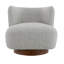 Fauteuil d'appoint en tweed Lisa
