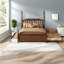 Lits avec rangement, structure en bois grand avec lit gigogne, chambre rustique