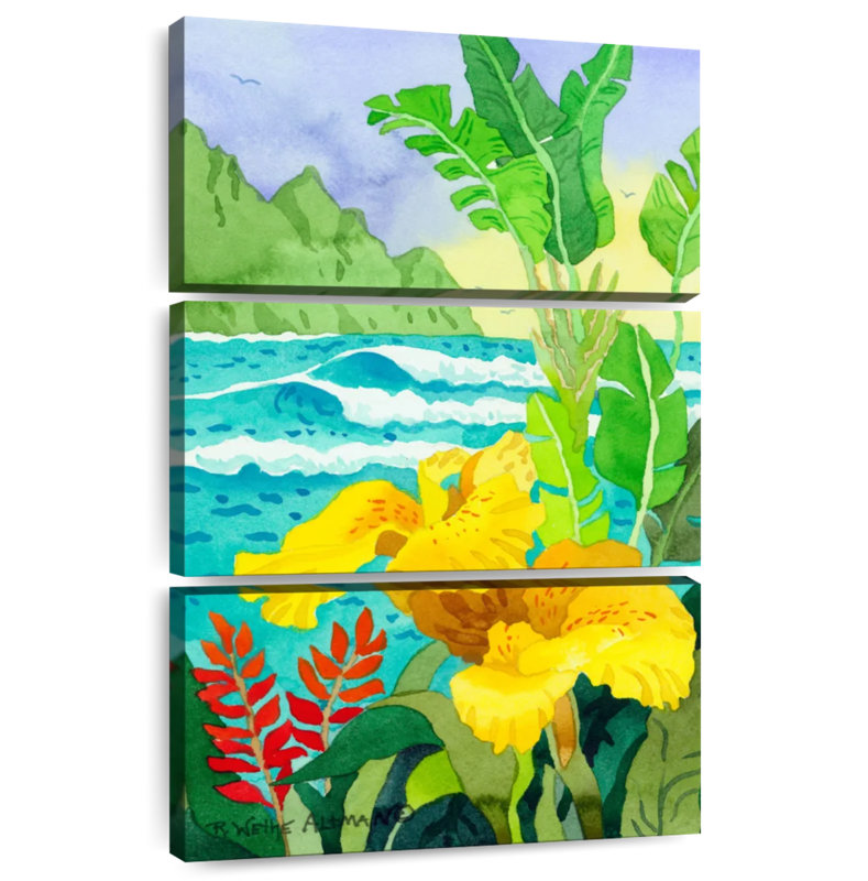 Gillard Yellow Cannae, 50" H x 32" W
