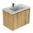 30″ Foldable Bathroom Cabinet With Sink-1262524748