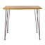 TABLE DE TABLE EN BOIS ET MÉTAL DENALI INDUSTRIAL
