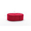 Leila 83cm Wide No Pattern Pouffe Ottoman-1145648773