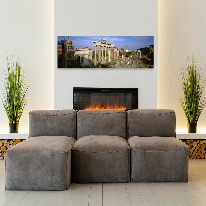 Forum Rome Italy by Robert Frerck - Wrapped Canvas Panoramic Print, 40.64 cm H x 121.92 cm W