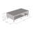 43.3" Coffee Table with Matte Finish