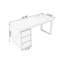 Bureaux rectangulaires en bois massif brun noisette-1889646744-1889646749
