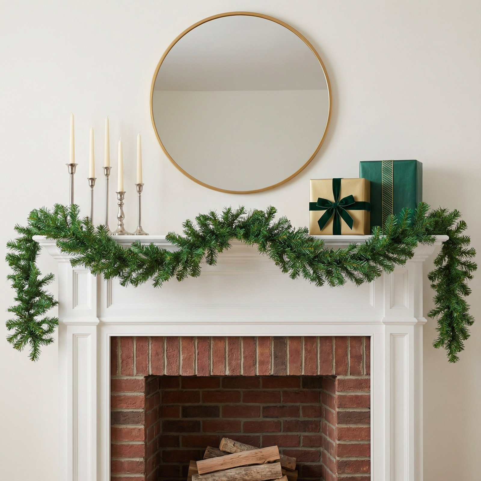 9 Ft Christmas Holiday Balsam Pine Garland