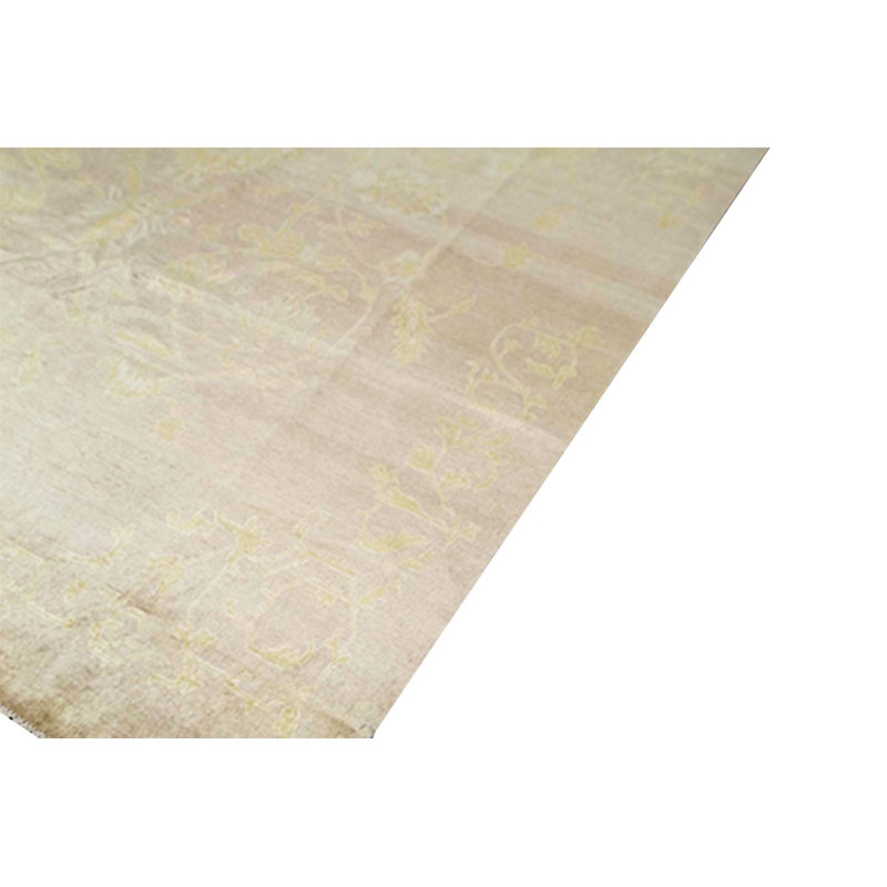 Hand-Knotted High-Quality Brown and Brown Area Rug