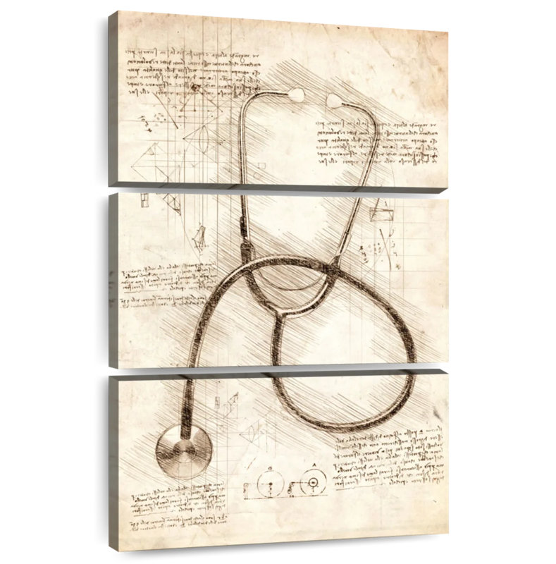 Alcaraz Stethoscope, 45" H x 28" W