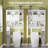 Over The Toilet Storage Cabinet with Adjustable Shelves, Tempered Glass Door, Open Shelving-1807580354
