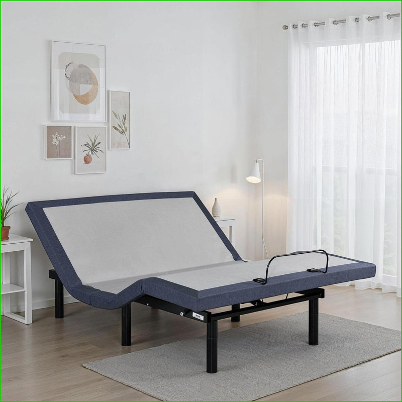 Base de lit ajustable en métal pour grand lit - positions tête / pied, mémoire, Bluetooth, massage pour la chambre principale