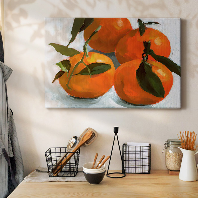 Citrus Grouping II-Gallery Wrapped Canvas, 8" H x 12" W