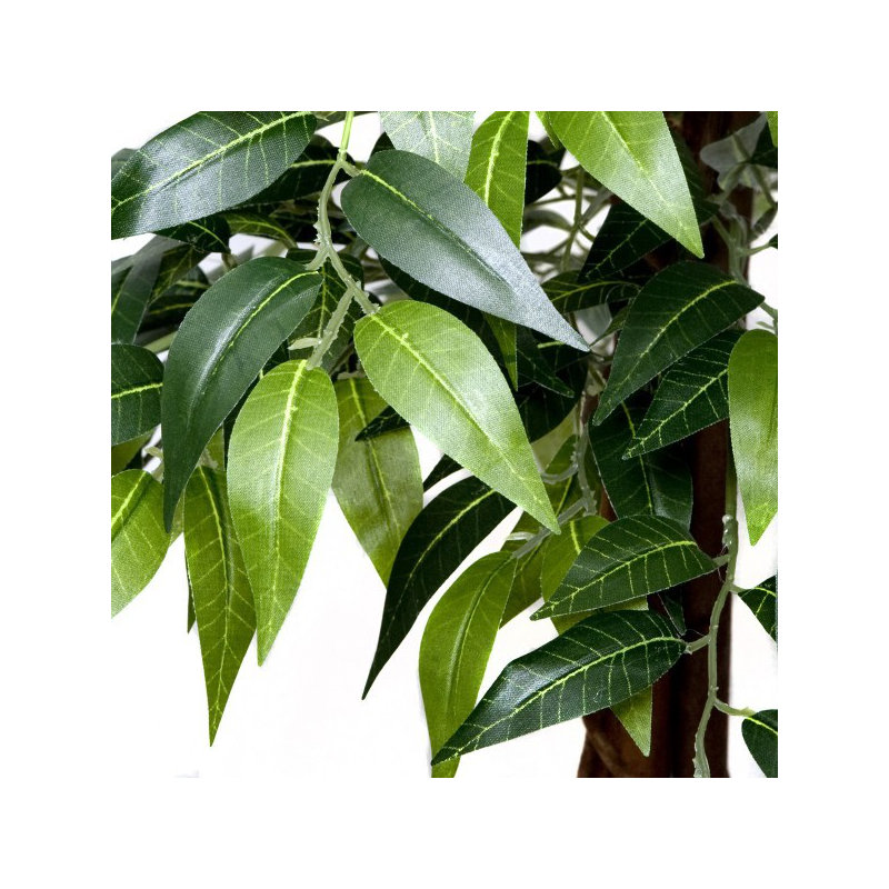 Premium Artificial Ficus Weeping Fig Tree Potted Plant, 140cm H x 20cm W x 20cm D