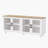 Versatile Sideboard with Adjustable Shelves