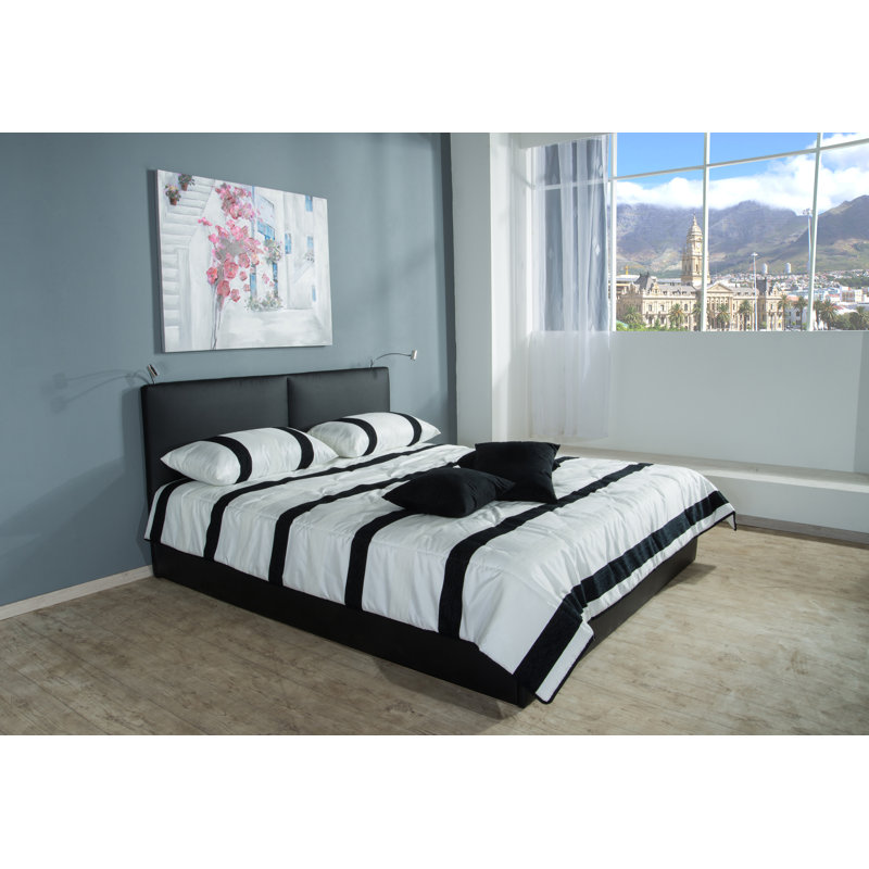 Georja Polyester Striped Bedspread, 180 x 200 cm