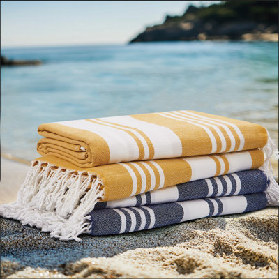  Salty Stripe Beach Towel Set