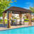 10 Ft. W X 13 Ft. D Aluminum Patio Gazebo