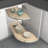 Two-Tier Maple Solid Bottom Girasolo For Left Door/Blind Right Corner Cabinet - 12" Opening-104611327