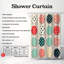 Motif à pois - Rideau de douche Premium-1761327665