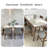 Nu-brown Rectangular Sintered Stone tabletop Dining Table-415022393
