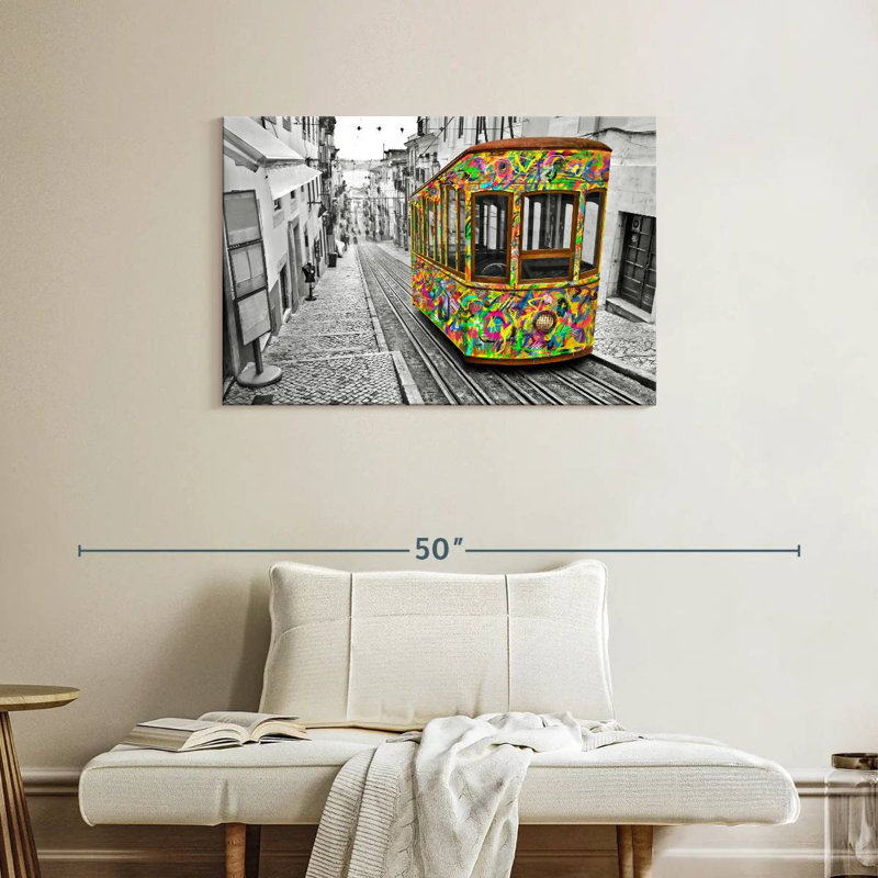 Mehar Lisbon Tram, 24" H x 36" W