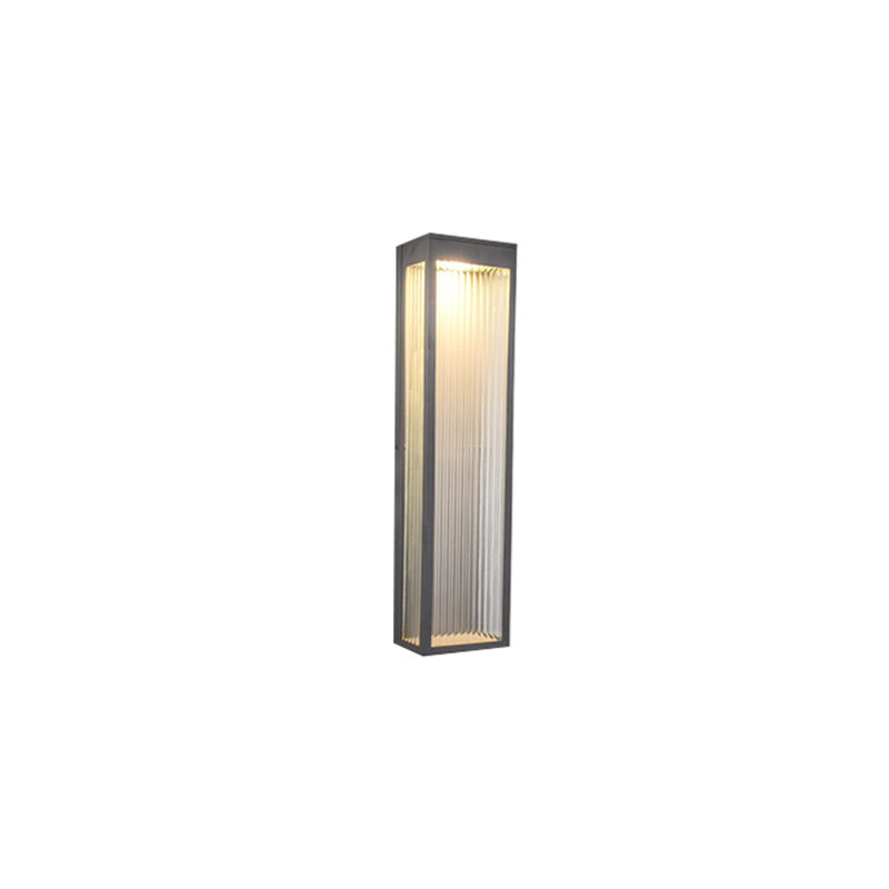 LED Wall Light, Silver, 18" H x 6" W x 4" L