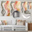 «Celestial Pink Balance Of Sinai Pearl Marble II» - art mural moderne en métal transitionnel-116709723