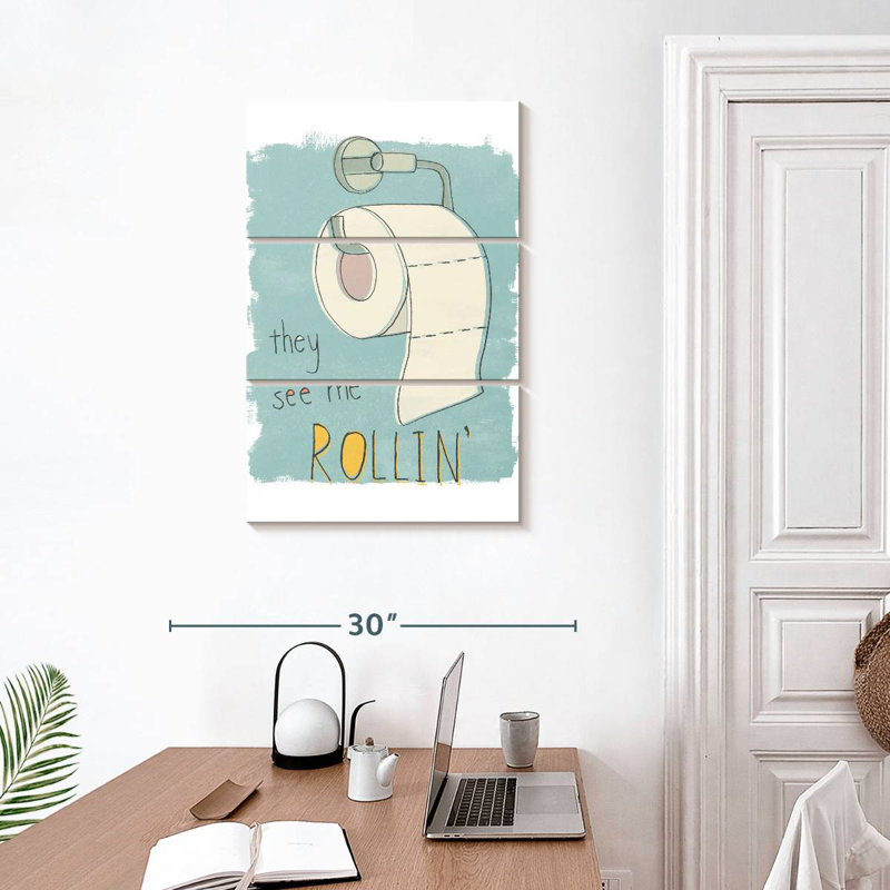 Jeu de mots Tergel Potty, H 32 po x l 20 po