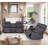 Avrielle Leather Power Reclining Living Room Set Reclining Sofa + Loveseat 2-piece Set-114112108