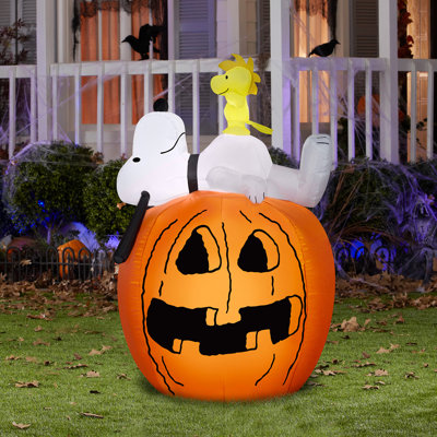 54 po Snoopy et Woodstock d'Halloween gonflable