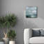  «Sailing Azure Bay - Détail» par Aondrea H. Maynard, art mural sur toile, 18 po x 18 po