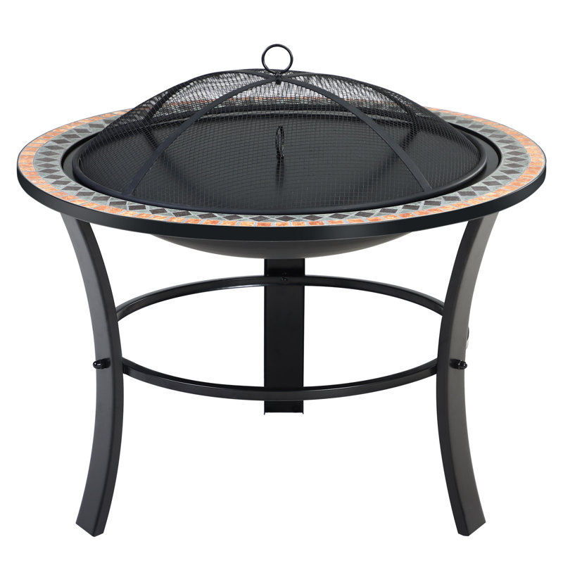 Circle Charcoal Smokeless Outdoor Fireplace
