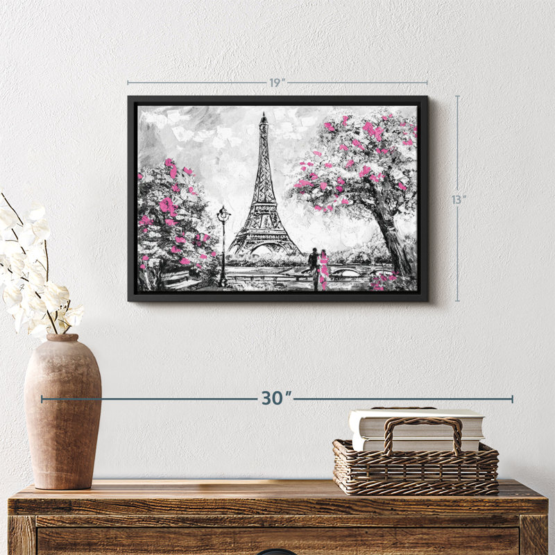 Places "Tour Eiffel, impression sur toile", H 13 po x l 19 po
