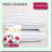 SupimaLux 1200 Thread Count Sateen Pillowcase Set - Luxury White Stripe Queen Size Pillow Covers - Soft & Breathable