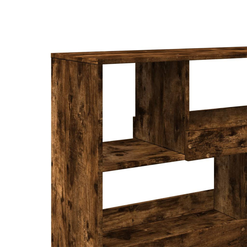 Texanna 94.5cm H x 100cm W Book Cabinet Bookcase, Smoked Oak