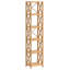 Vidaxl 3-Tier Shelf 31.5"X11.8"X30.7" Solid Wood Oak-92389114