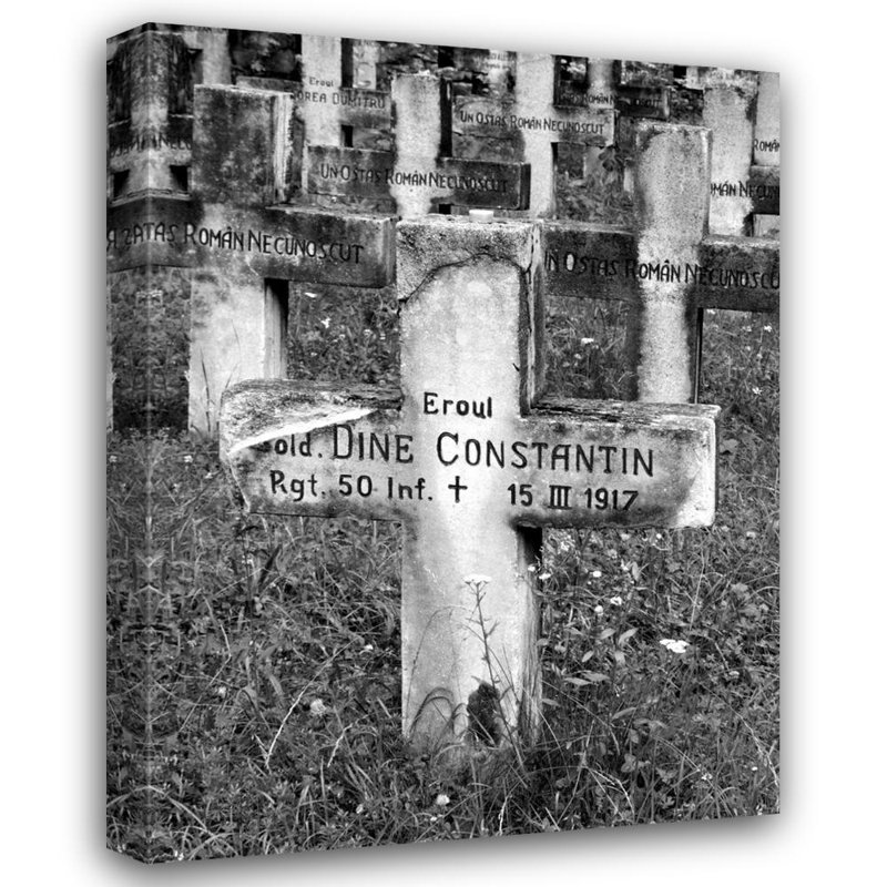 Cimetière militaire roumain, Première Guerre mondiale, H 18 po x l 14 po