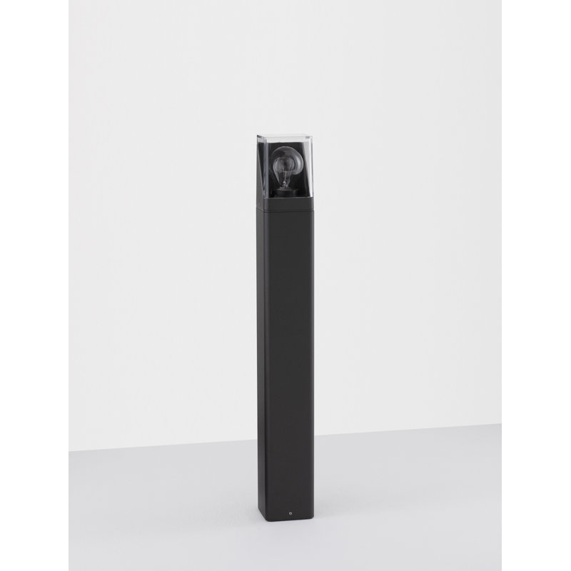 Black Integrated LED Metal Bollard Light