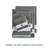 Lacoste Sports Stripe 6-Piece Towel Set, 100% Supima Cotton, Soft Absorbent Quick-Dry Towels, 2 Bath Towels, 2 Hand Towels, 2 Washcloths, Meteorite-112293186