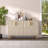 Modern Console Table, Travertine Finish, 47.2 x 29.0 x 11.6 inches | 100% Melamine Coated Particle Board, Thickness: 0.7 inches | Stylish Geometric Design, Perfect for Entryways & Living Rooms, Durable & Elegant-1157126526