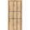 Porte intérieure moderne en bois avec quincaillerie | Planum 0014 noyer | Garnitures à panneau simple | Portes de salle de bain robustes