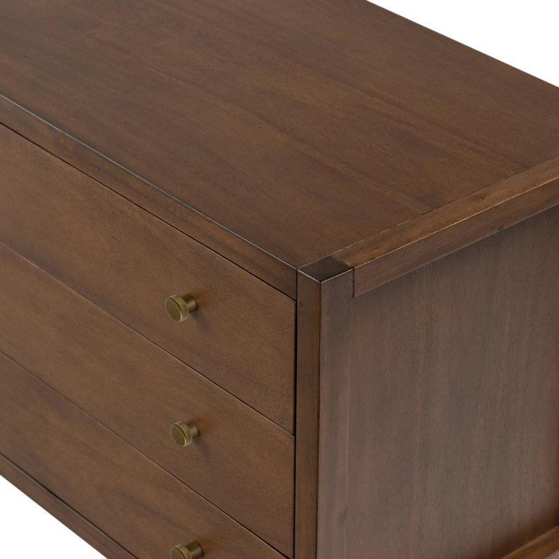 Soline 3 - Drawer Nightstand, Saddle Tan