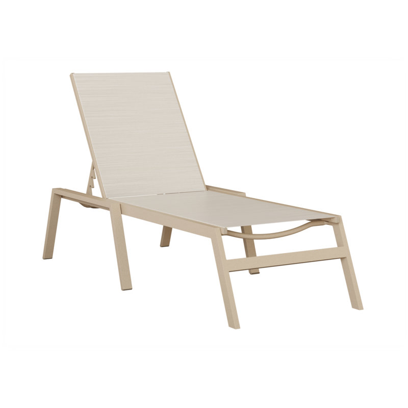 Berlin Gardens Vida Chaise Armless Lounge, Cream, Luna Multi