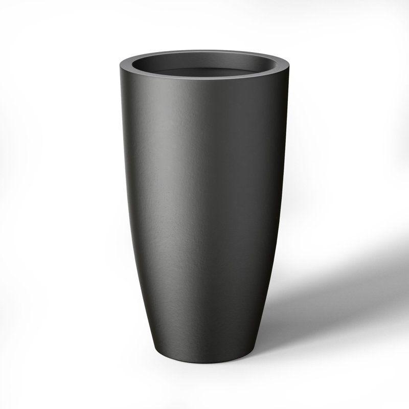 Iriyana Handmade Pot Planter, Charcoal Black